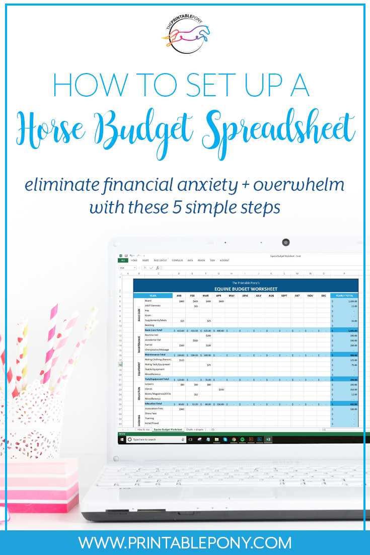 How To Set Up A Horse Budget Spreadsheet – The Printable Pony In Horse Stall Card Template