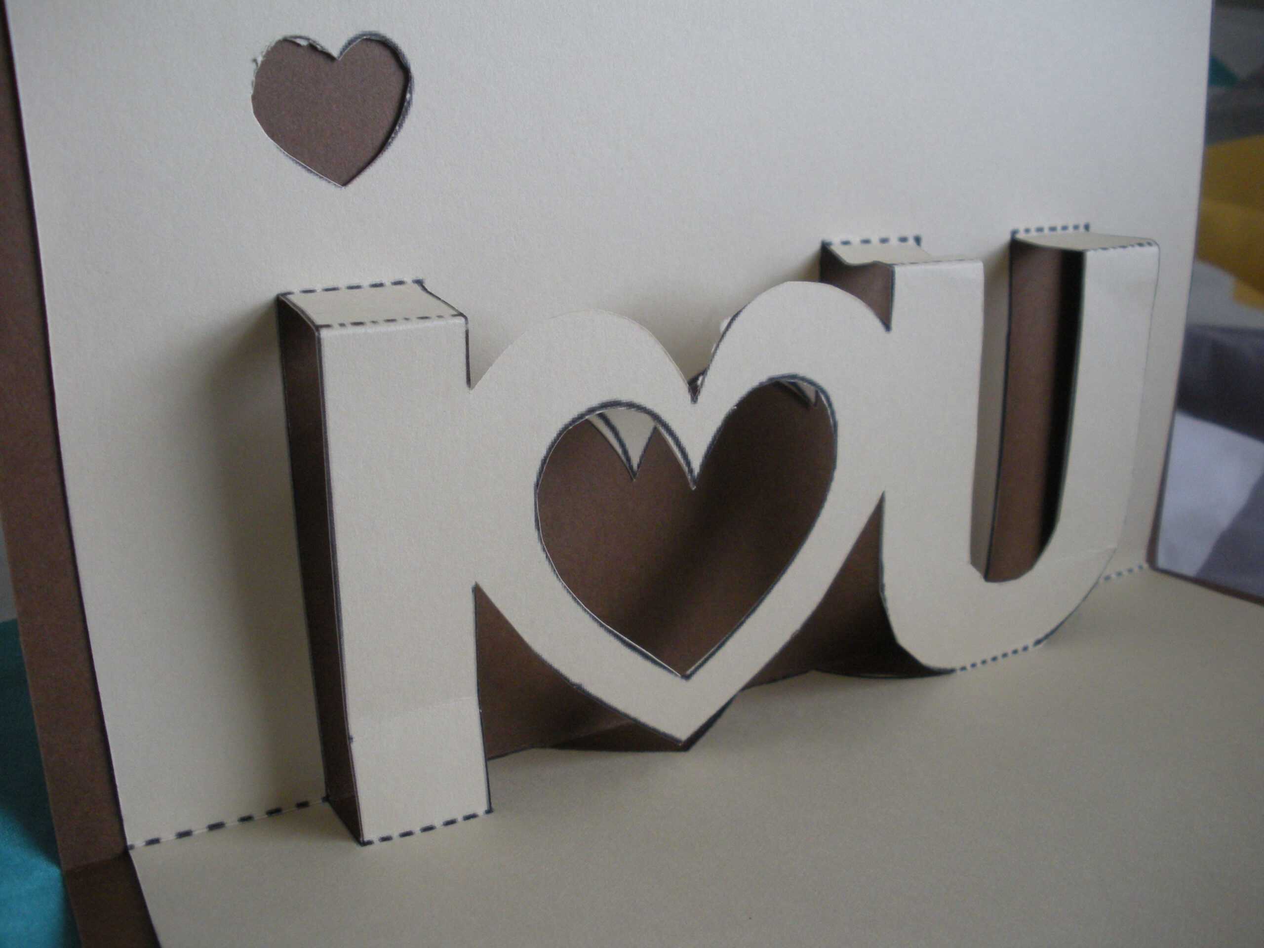 I Love You | Twenty One Pertaining To I Love You Pop Up Card Template