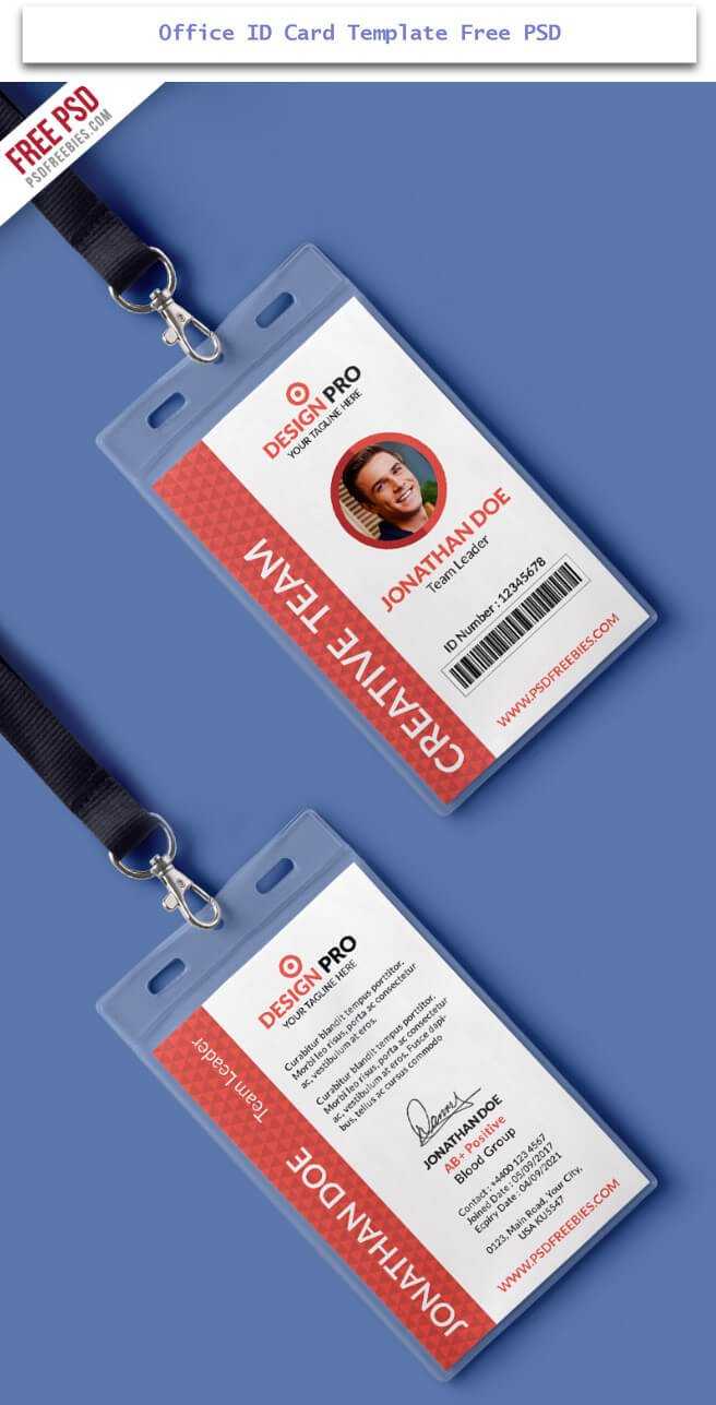 Id Card Design Template Psd Free Download – Dalep.midnightpig.co With Id Card Design Template Psd Free Download