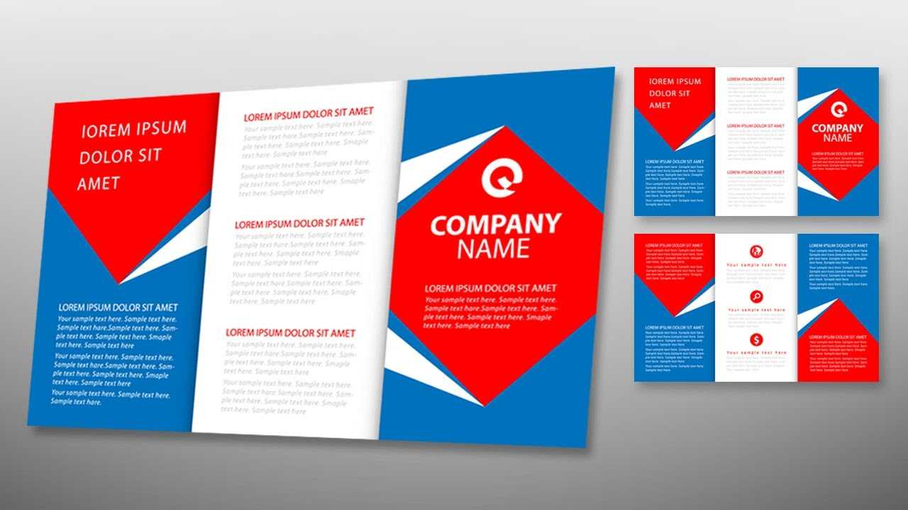 Illustrator Tutorial – Tri Fold Brochure Design Template Inside Adobe Illustrator Brochure Templates Free Download