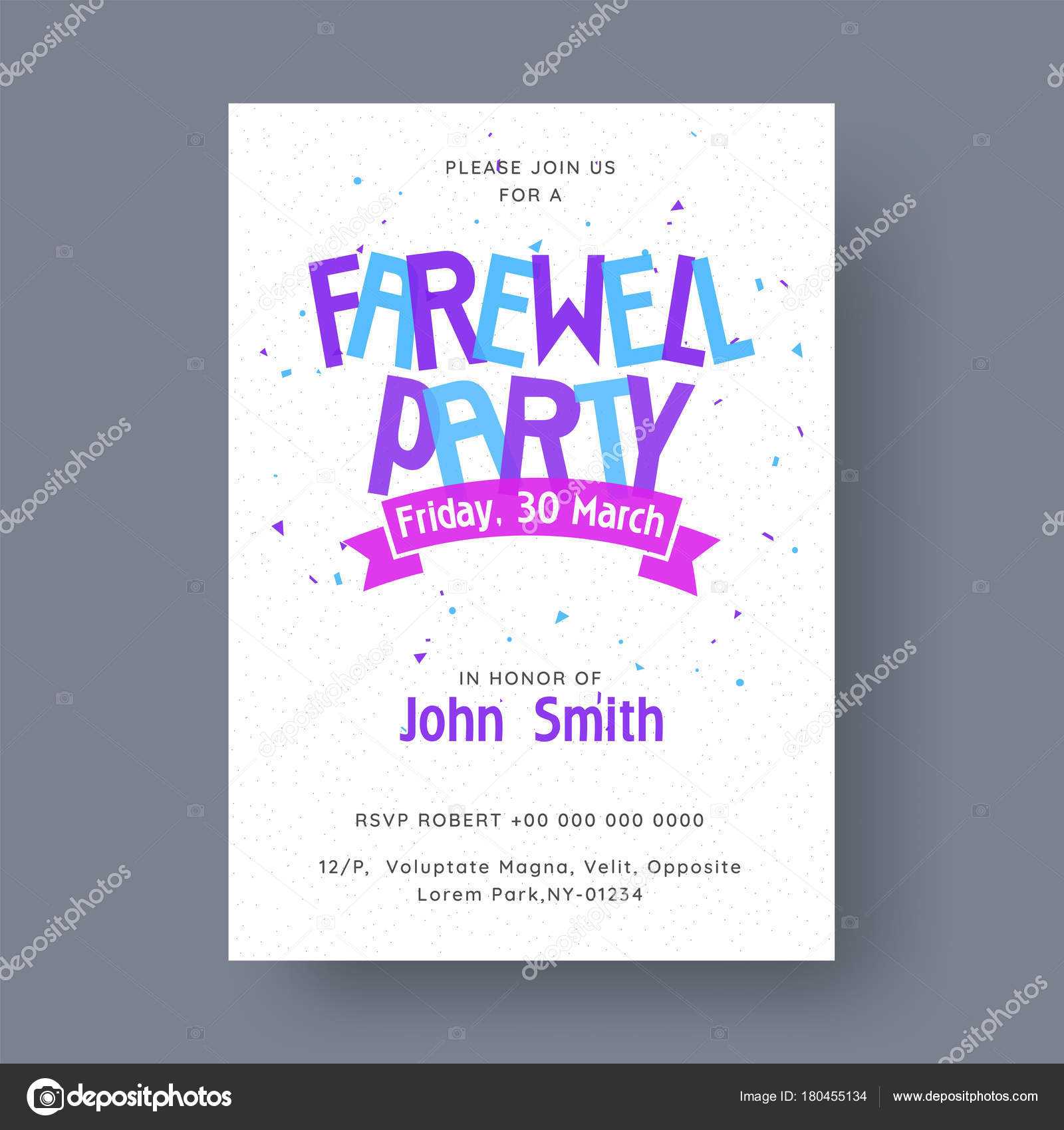 Images: Farewell Invitation Card | Farewell Party Banner, Or With Regard To Farewell Invitation Card Template