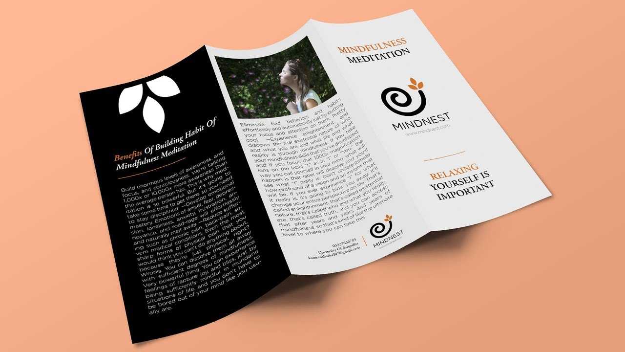 Indesign Tutorial: Creating A Trifold Brochure In Indesign And Mockup In  Photoshop Pertaining To Adobe Indesign Tri Fold Brochure Template