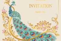Indian Wedding Invitation Card Templates . Stock Vector inside Indian Wedding Cards Design Templates