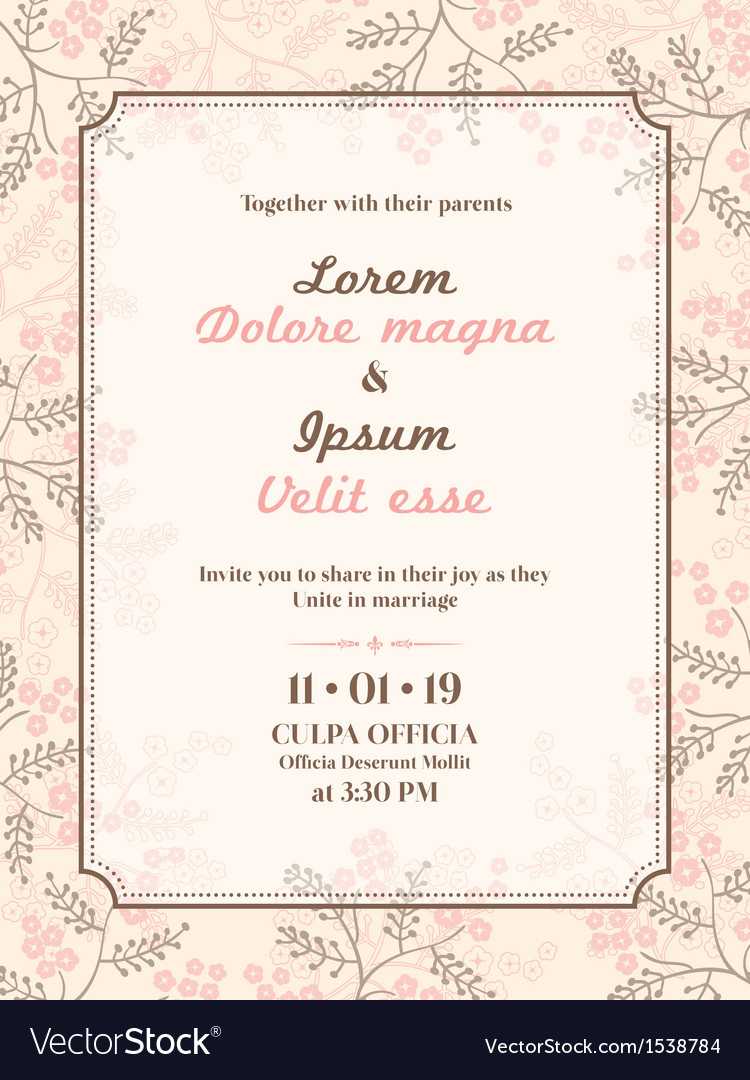 Invitation Card Format - Dalep.midnightpig.co Pertaining To Sample Wedding Invitation Cards Templates