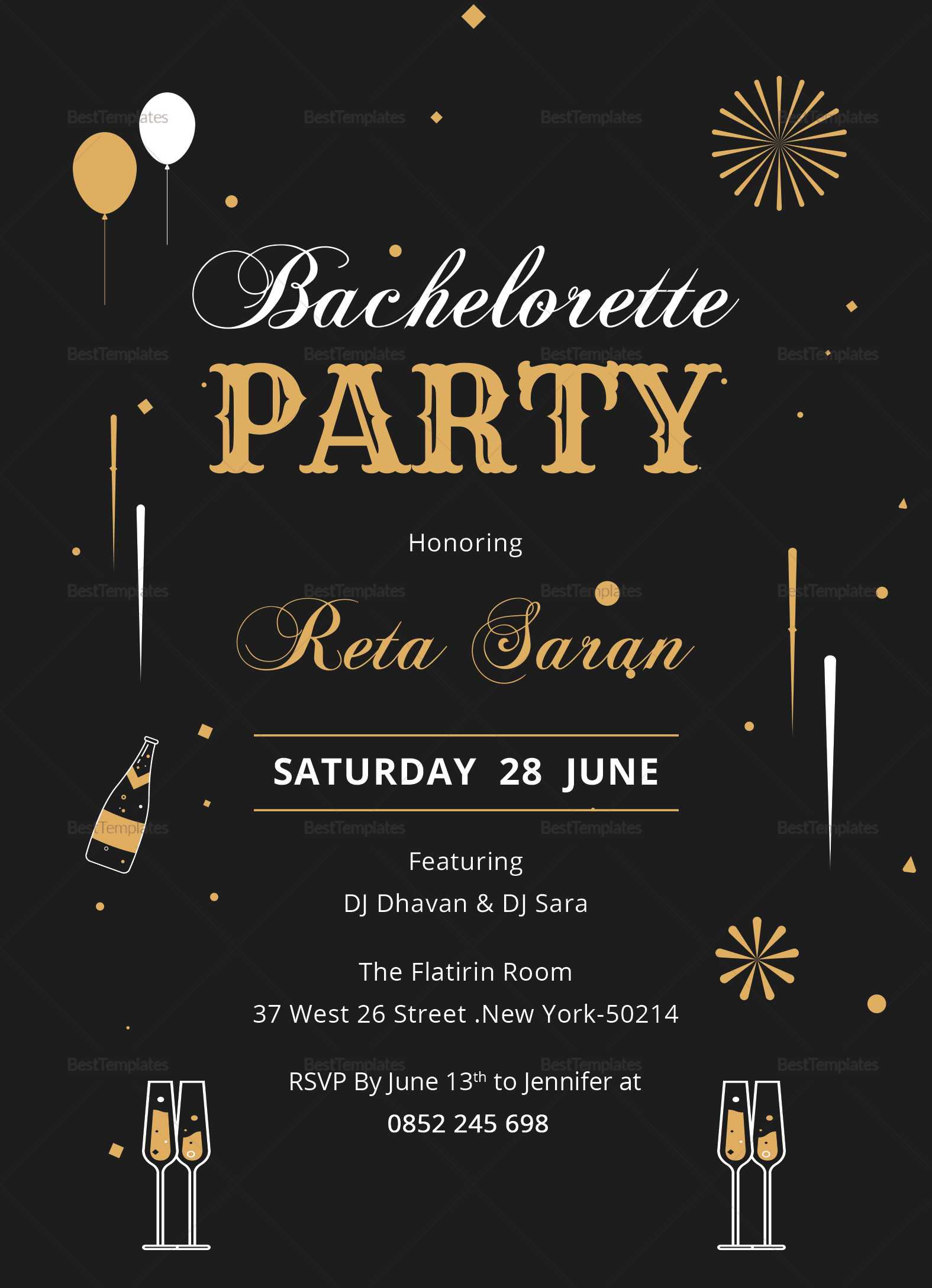 Invitation Cards For Party – Calep.midnightpig.co Throughout Event Invitation Card Template