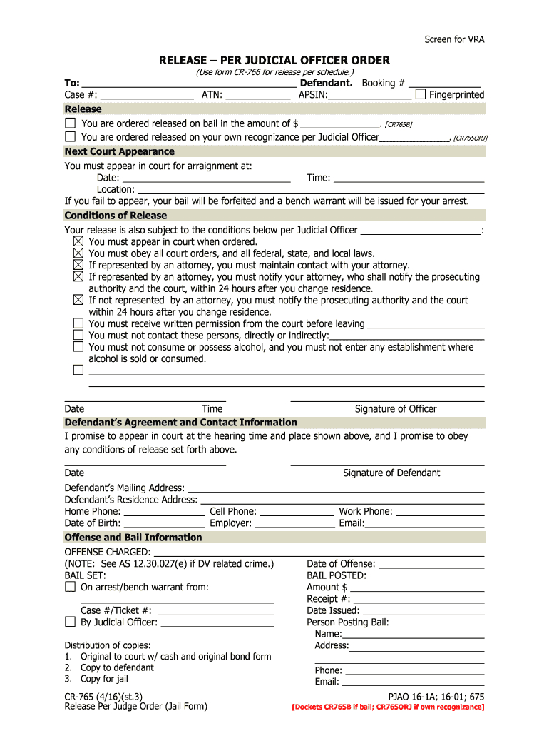 Jail Release Form – Fill Out And Sign Printable Pdf Template | Signnow Within Get Out Of Jail Free Card Template