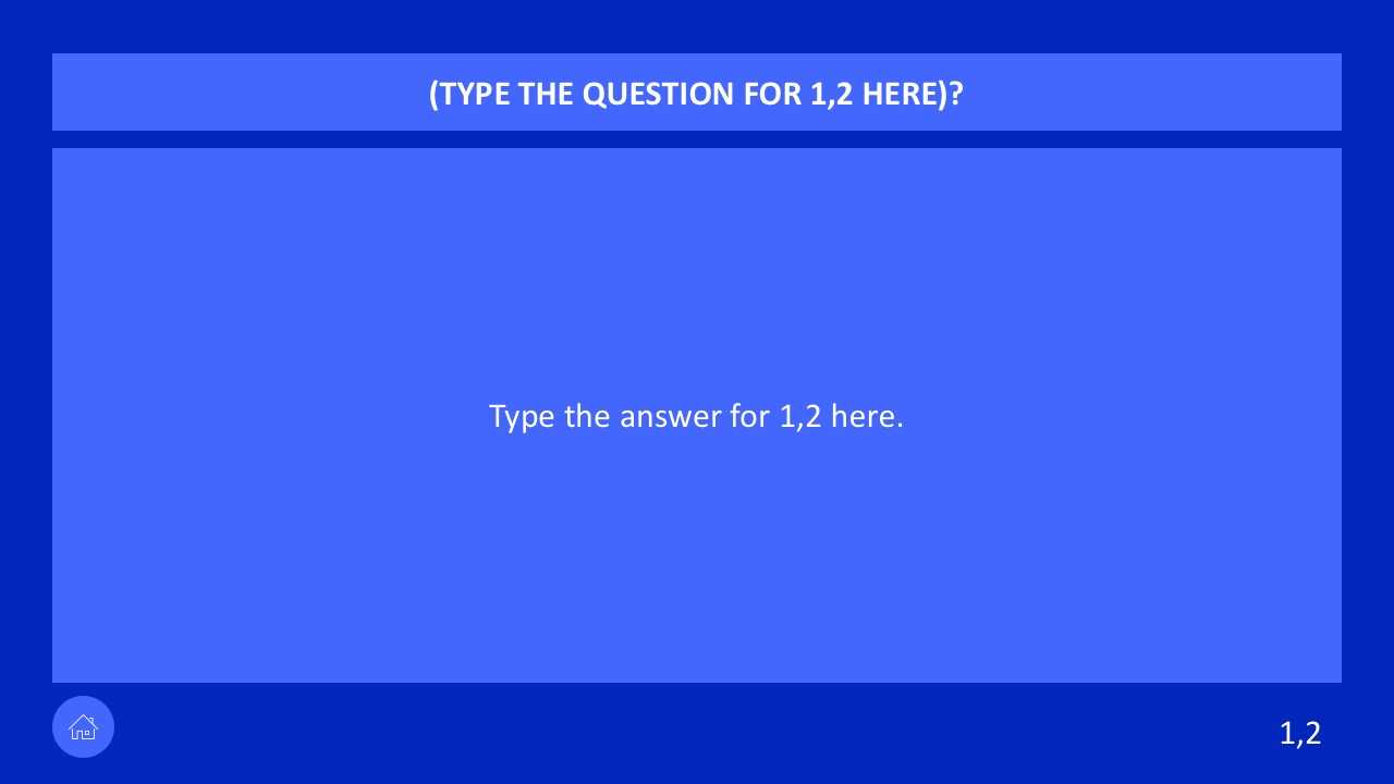 Jeopardy Game Powerpoint Templates In Quiz Show Template Powerpoint