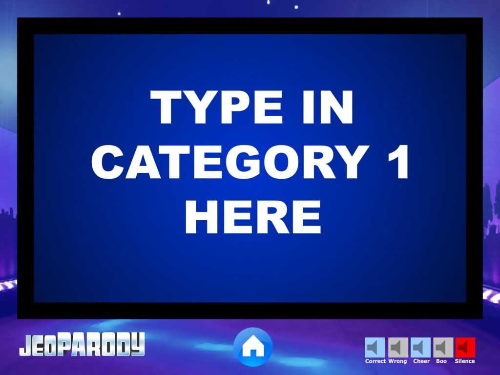 Jeopardy Powerpoint Game Template – Youth Downloadsyouth With Regard To Jeopardy Powerpoint Template With Sound