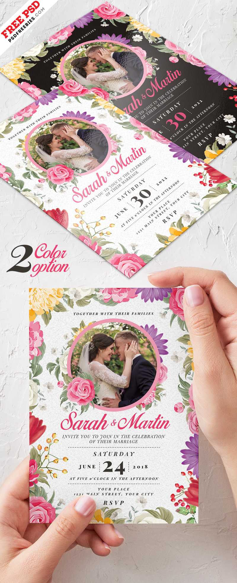Latest Wedding Invitation Cards Designs - Veppe With Regard To Death Anniversary Cards Templates