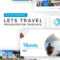 Lets Travel Powerpoint Template For Tourism Powerpoint Template