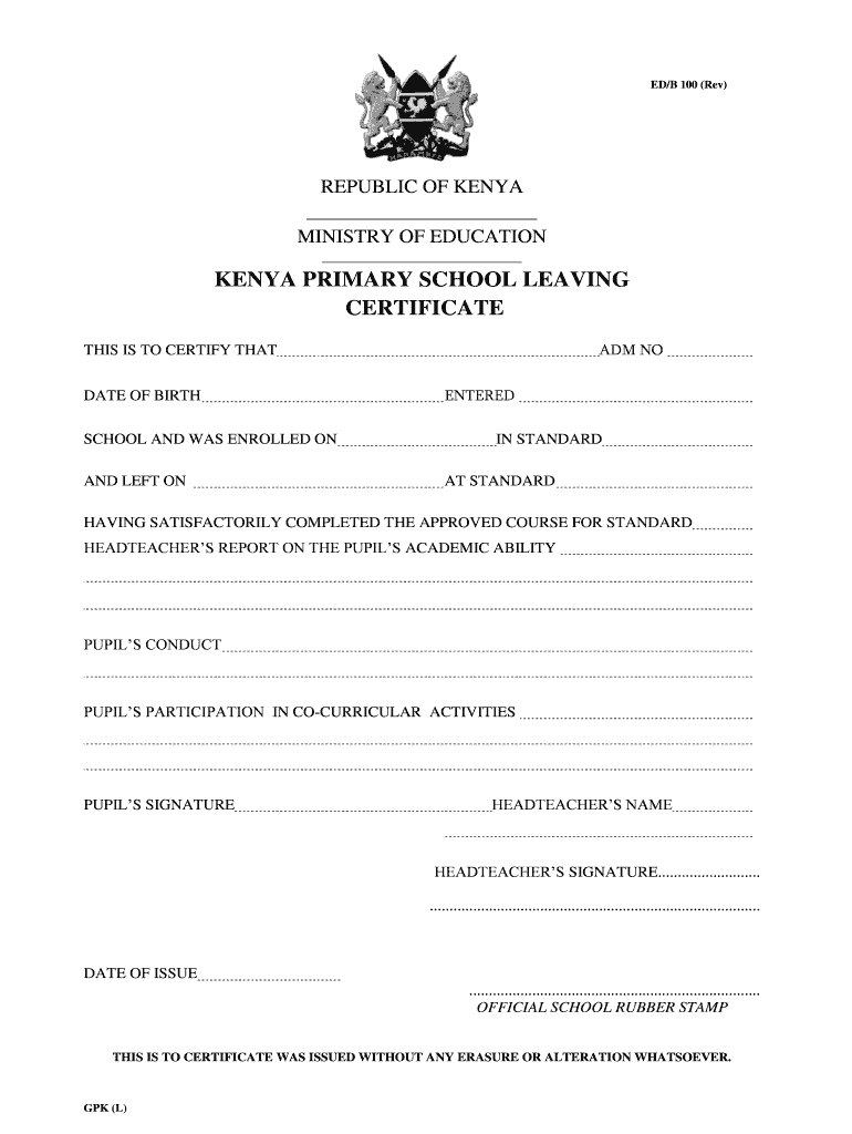 Living Certificate – Fill Out And Sign Printable Pdf Template | Signnow Within School Leaving Certificate Template