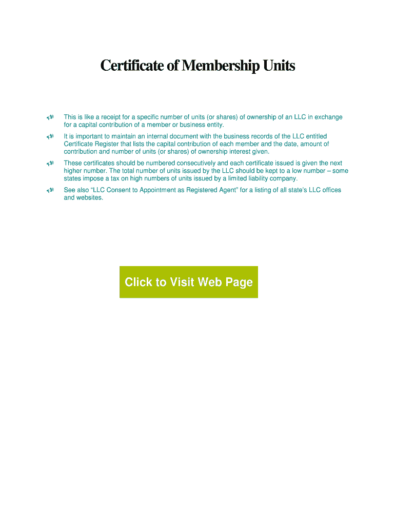Llc Membership Certificate Template – Fill Online, Printable Regarding Llc Membership Certificate Template