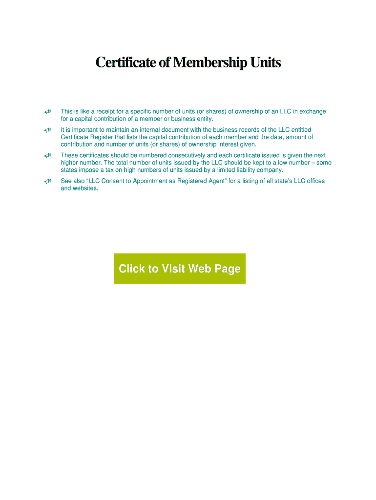 Llc Membership Certificate Template – Fill Online, Printable With Regard To Llc Membership Certificate Template Word