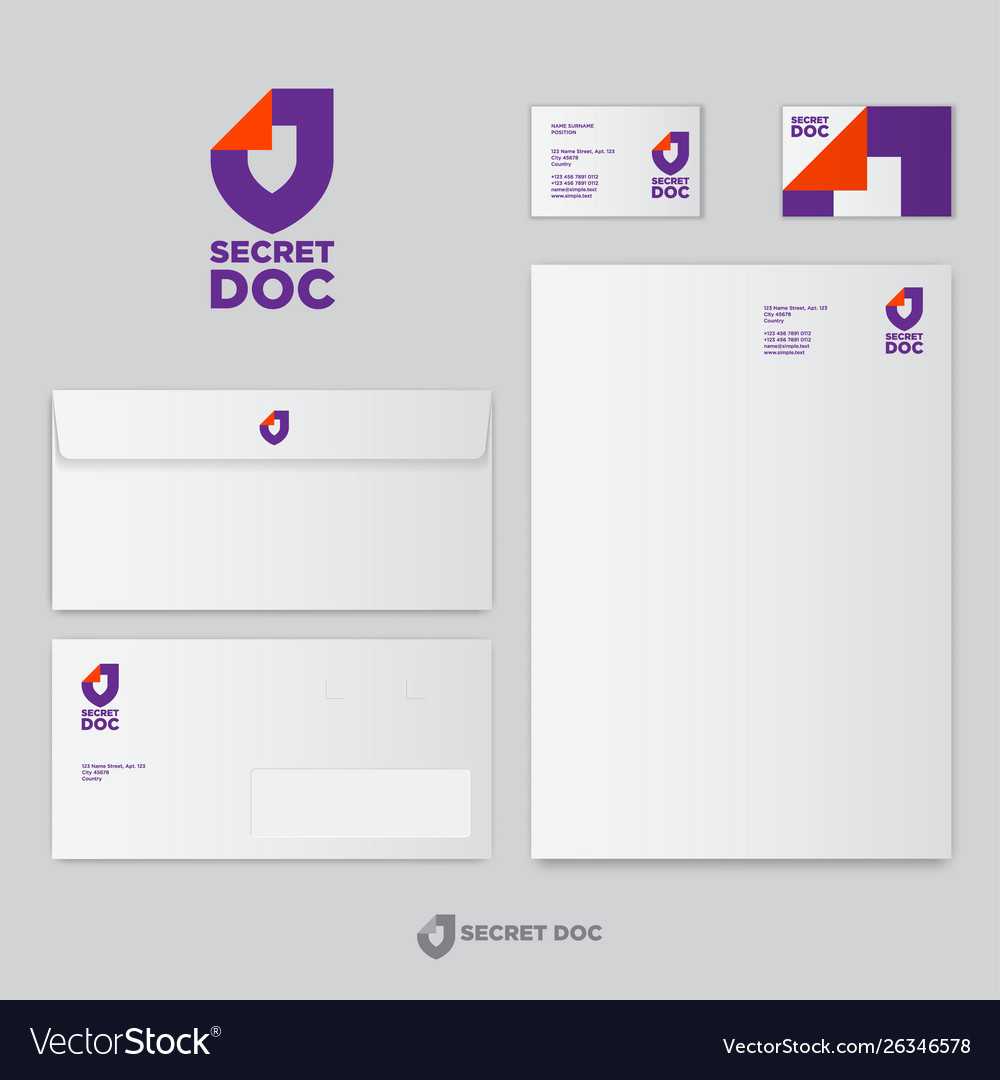 Logo Secret Doc Letterhead Envelopes Business Card Regarding Business Card Letterhead Envelope Template