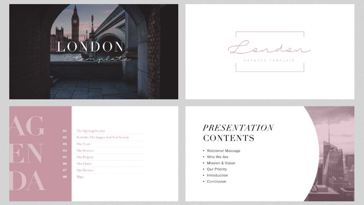 London Minimal Free Powerpoint Template Regarding Fancy Powerpoint Templates