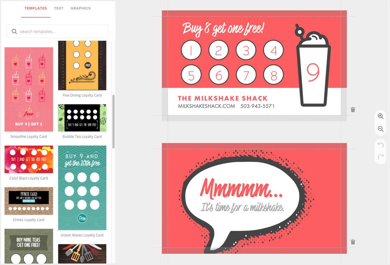 Loyalty Card Maker, Custom Punch Cards – Musthavemenus With Business Punch Card Template Free
