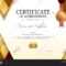 Luxury Certificate Vector & Photo (Free Trial) | Bigstock Throughout Elegant Certificate Templates Free