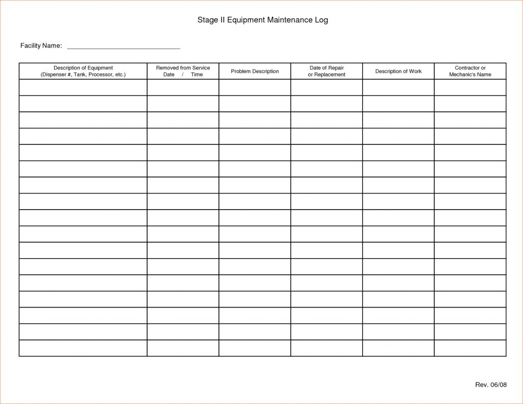 Maintenance T Template Schedule Excel Free Format Building Within Mechanic Job Card Template