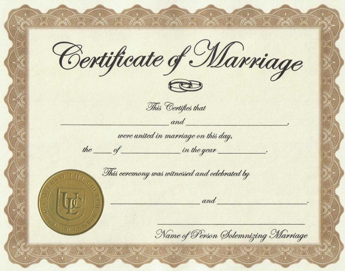 Marriage License Printable Achievement Certificate Template Intended For Certificate Of License Template