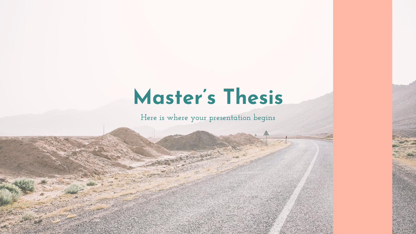 Master's Thesis Theme For Google Slides And Powerpoint Within Powerpoint Templates For Thesis Defense