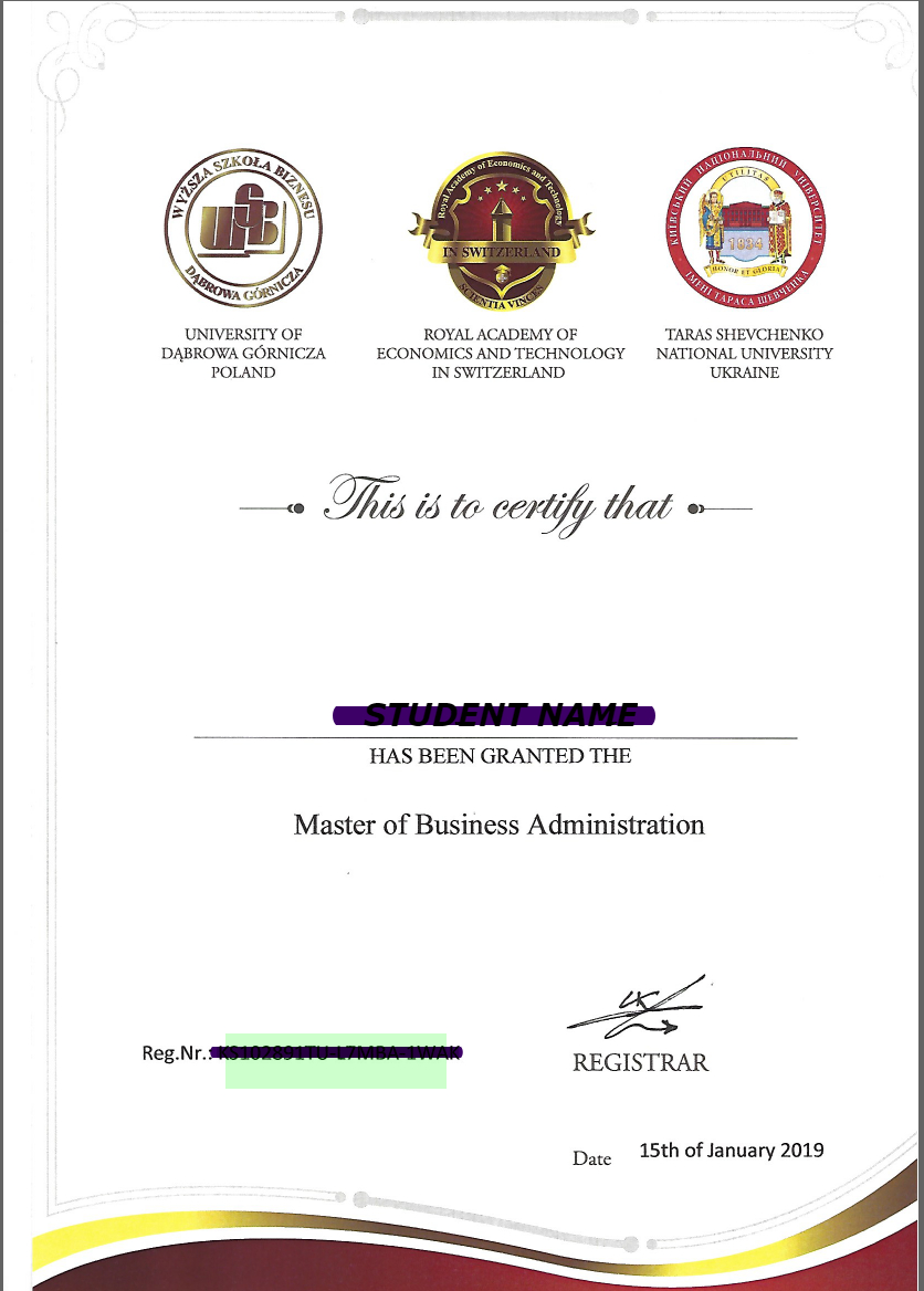 Mba Degree Certificate Sample – Dalep.midnightpig.co Throughout Masters Degree Certificate Template
