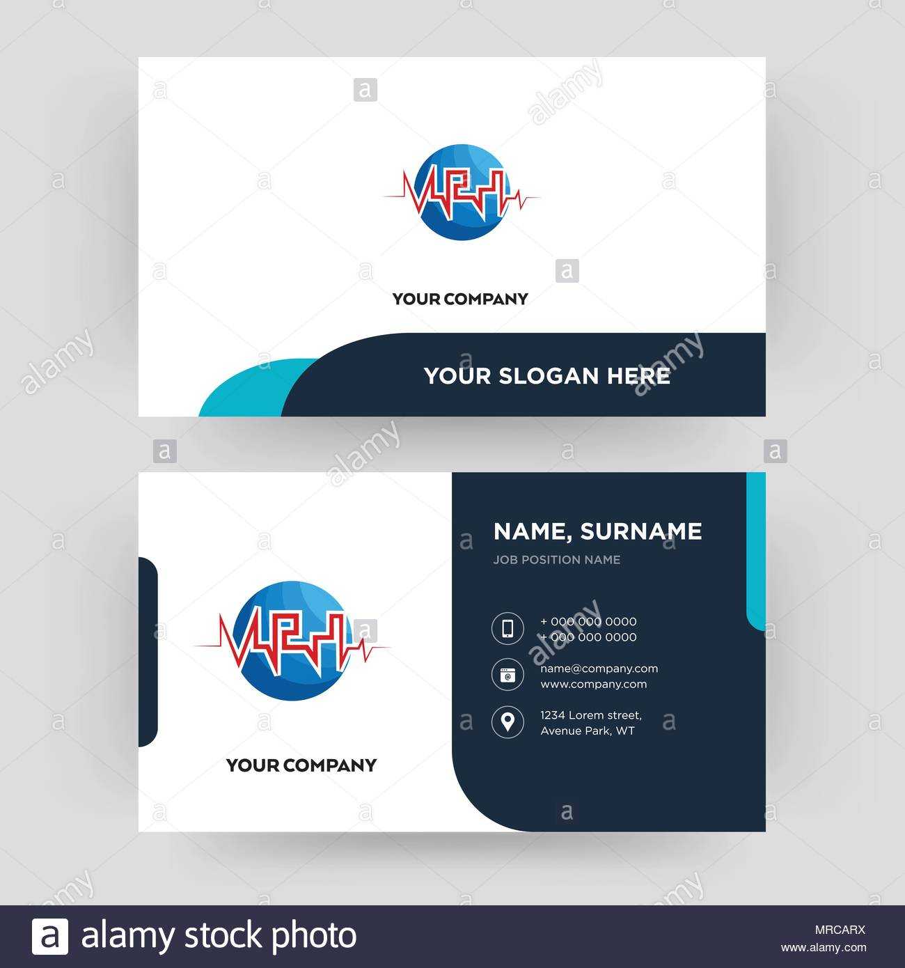 Med, Business Card Design Template, Visiting For Your With Regard To Med Card Template