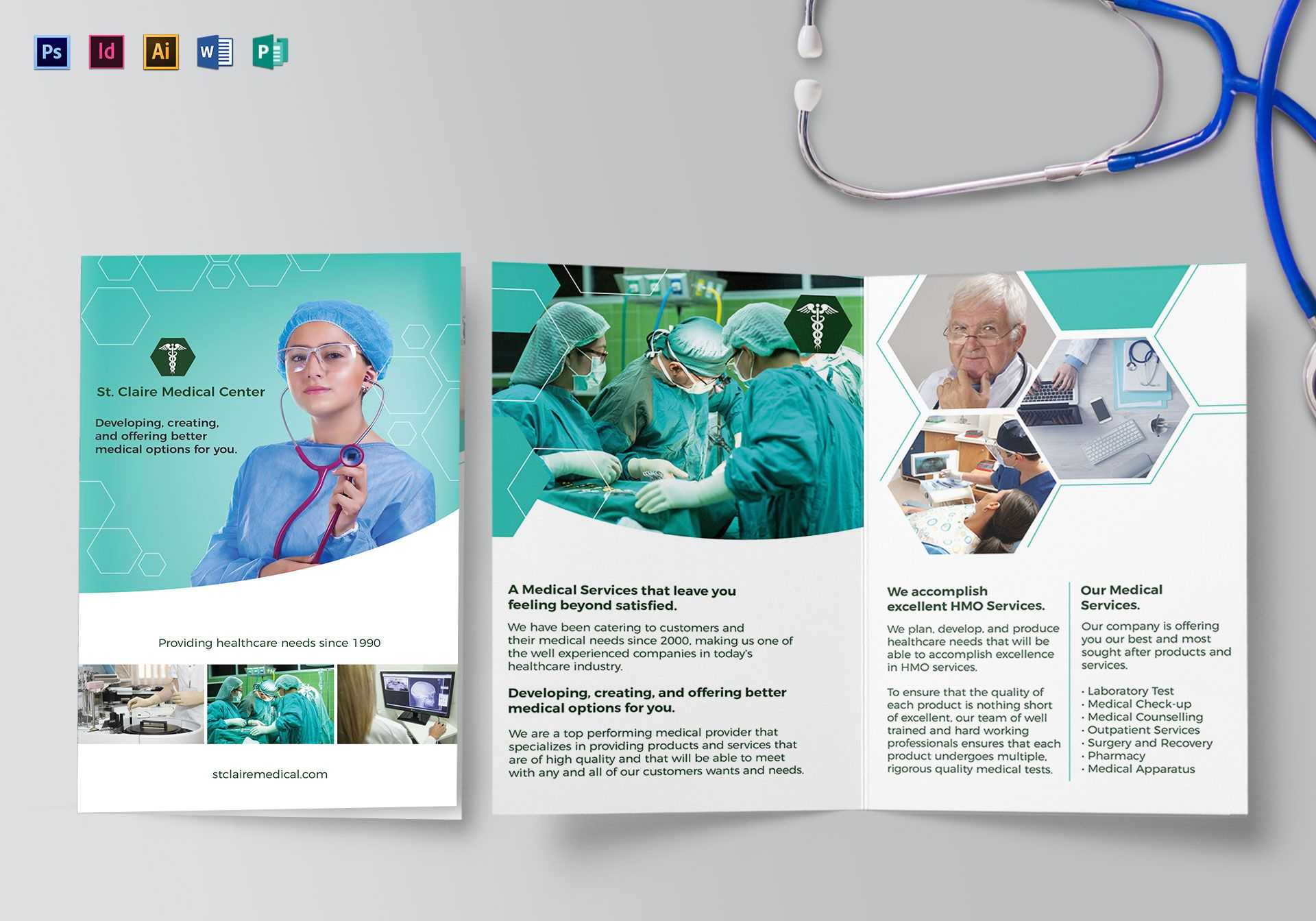 Medical Brochure Template – Dalep.midnightpig.co Inside Medical Office Brochure Templates