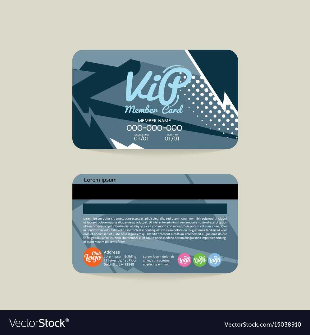 Membership Card Design – Dalep.midnightpig.co In Membership Card Template Free