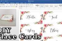 Microsoft Office Place Card Template - Dalep.midnightpig.co inside Ms Word Place Card Template