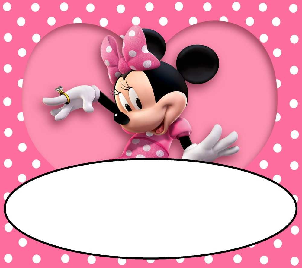 Minnie Mouse Free Printable Invitation Templates Regarding Minnie Mouse Card Templates