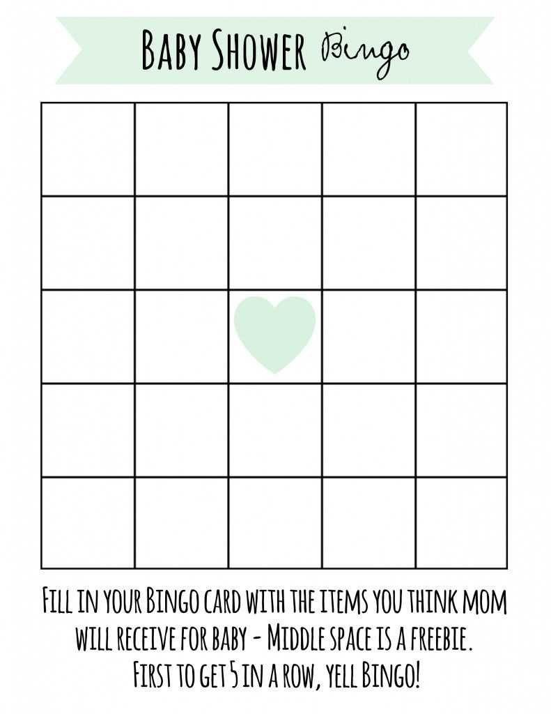 Modern Baby Shower Bingo Rubber Ducky Game Duck Card B 02 With Regard To Bingo Card Template Word