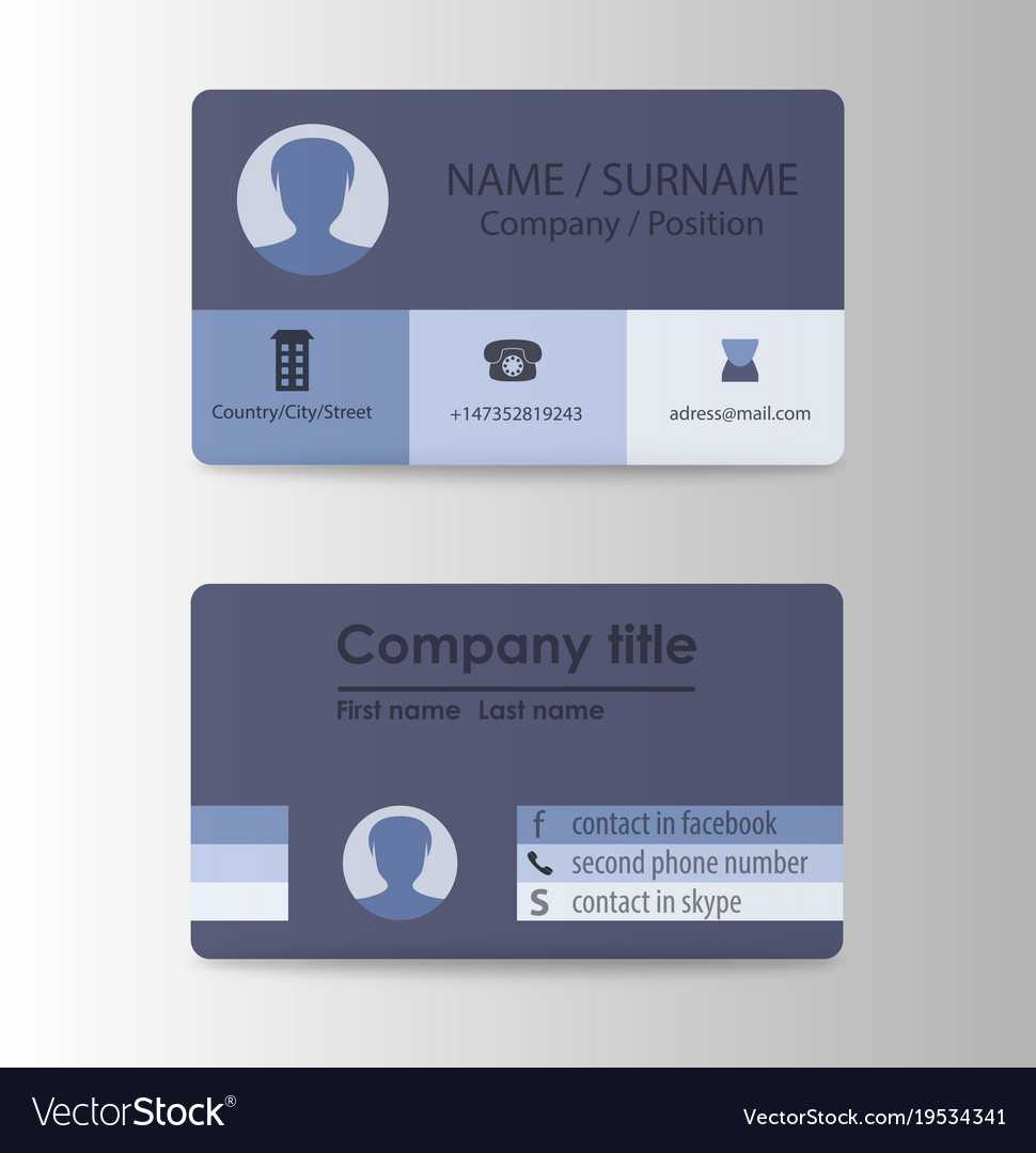 Modern Business Card Print Templates Personal Regarding Free Personal Business Card Templates