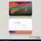 Modern Business Cards Design Template intended for Modern Business Card Design Templates