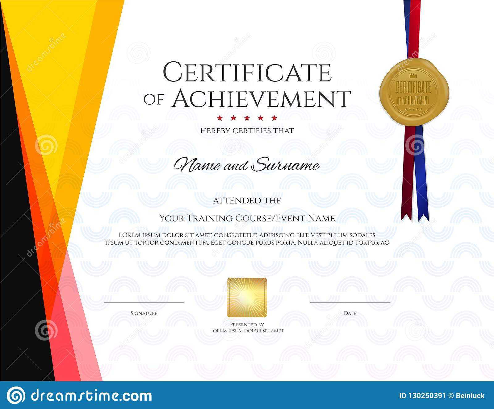 Modern Certificate Template With Elegant Border Frame Intended For Christian Certificate Template