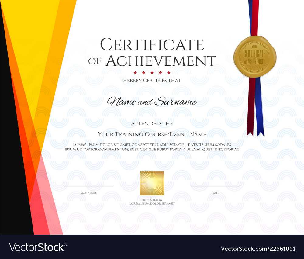Modern Certificate Template With Elegant Border Pertaining To Certificate Border Design Templates