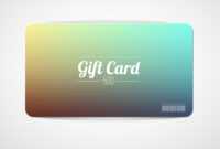 Modern Simple Gift Card Template intended for Gift Card Template Illustrator