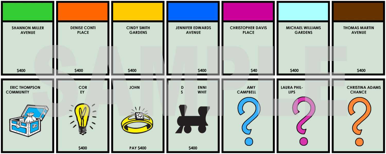 Monopoly Card Template – Calep.midnightpig.co With Regard To Chance Card Template