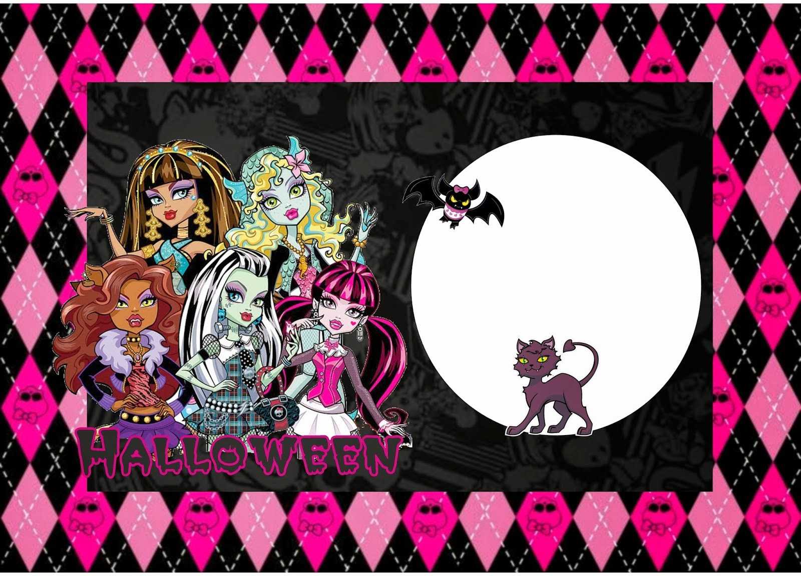 Monster High Birthday Invitation Templates Free – Best Happy With Monster High Birthday Card Template