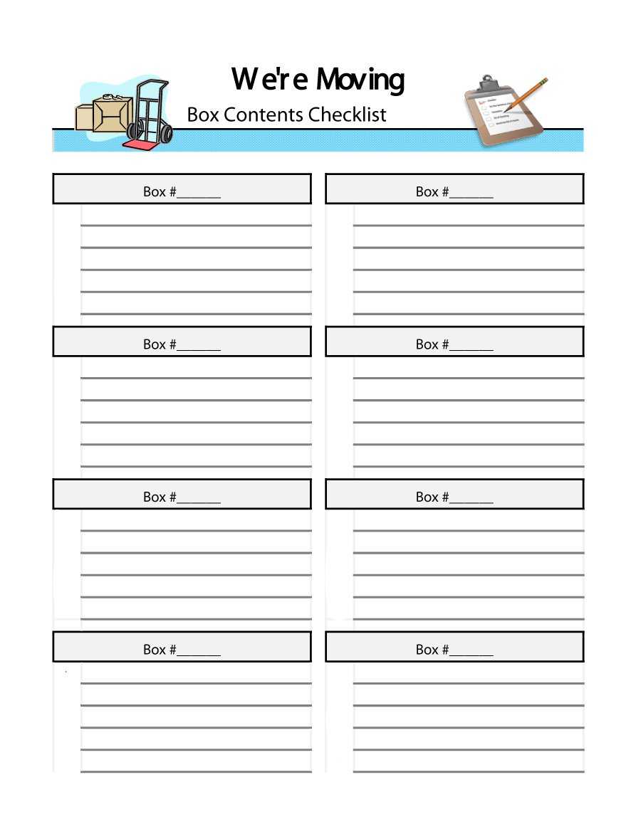 Moving Checklist Readsheet Home Template House Excel Office With Free Moving House Cards Templates
