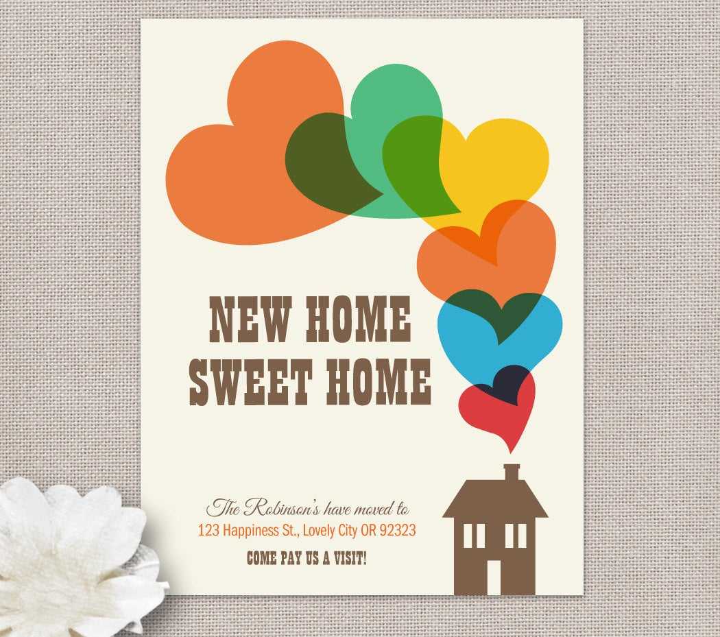 Moving Home Cards Template ] - Moving Home Inventory Inside Moving Home Cards Template