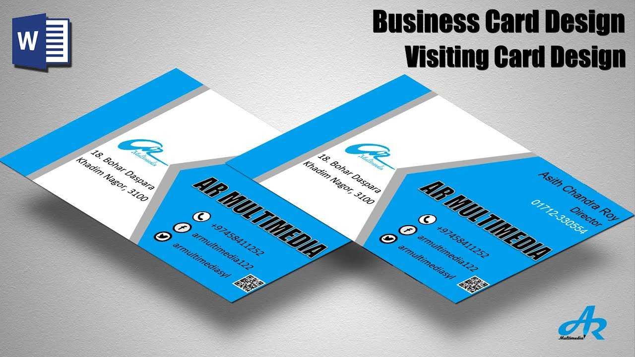 Ms Word Tutorial: Create Professional Business Card Design Tutorial  2019|Create Business Card Regarding Business Card Template For Word 2007