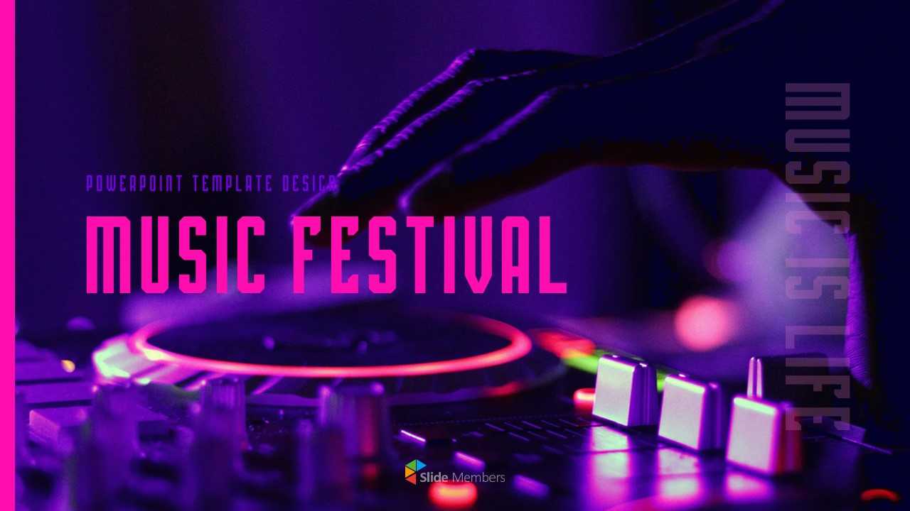 Music Festival Powerpoint Templates Design With Fancy Powerpoint Templates