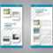 Narrow Flyer And Leaflet Design. Set Of Two Side Brochure Templates Throughout Mac Brochure Templates