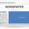 Newspaper Powerpoint Template Pertaining To Newspaper Template For Powerpoint