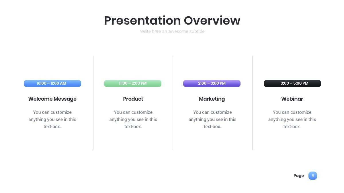 Noor Powerpoint Template – Gradient Presentation Ppt Theme 2018 With Webinar Powerpoint Templates
