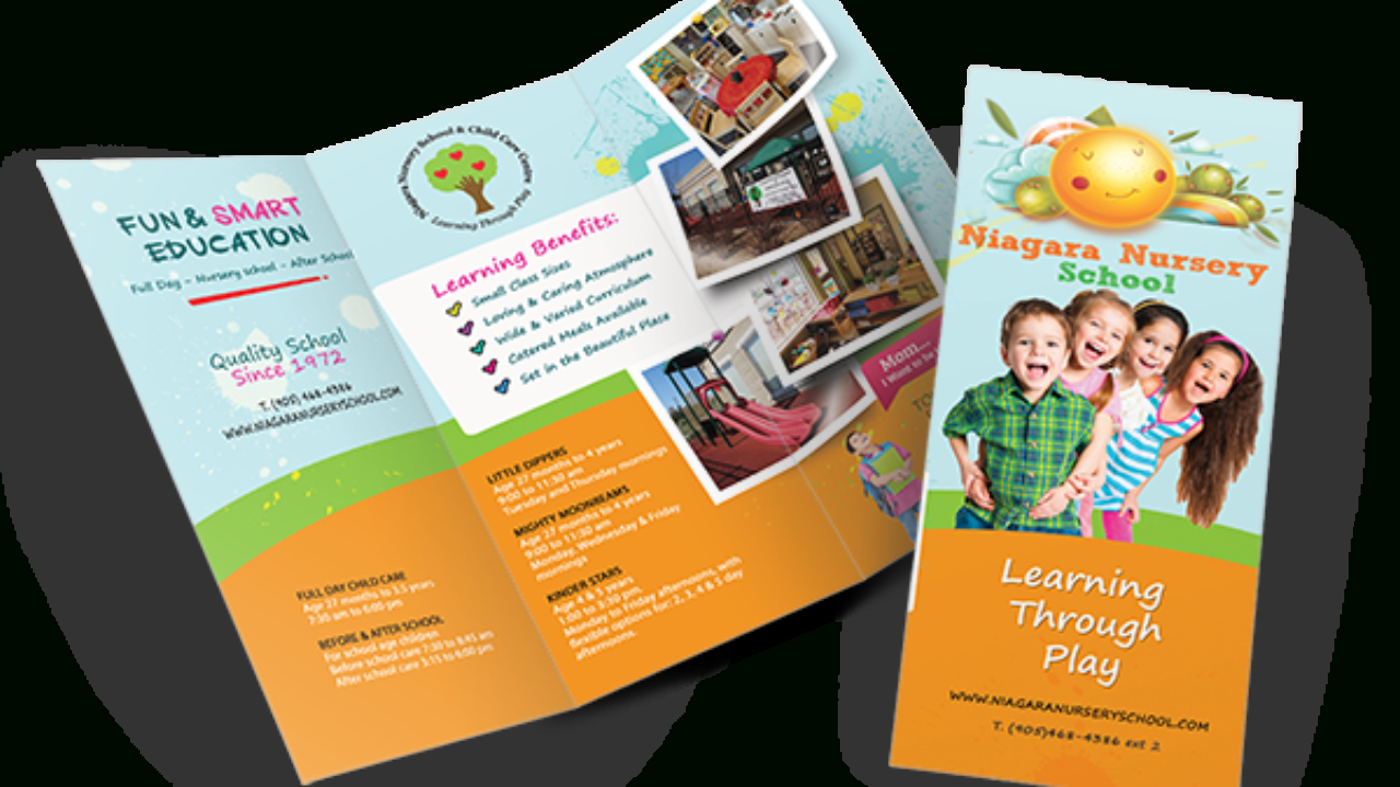 Nursery School Brochure – Calep.midnightpig.co Throughout Play School Brochure Templates