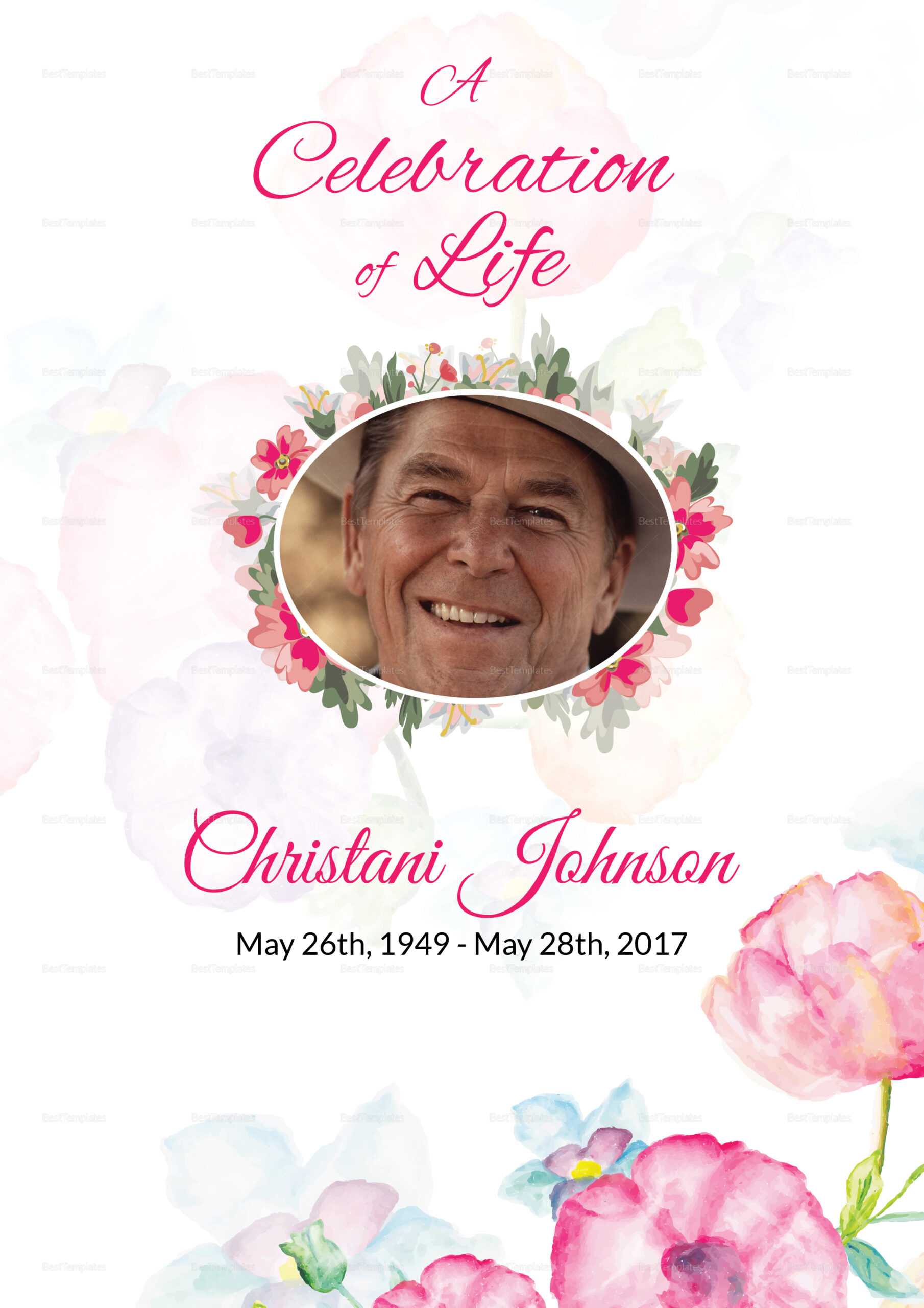 Obituary Card – Dalep.midnightpig.co With Death Anniversary Cards Templates
