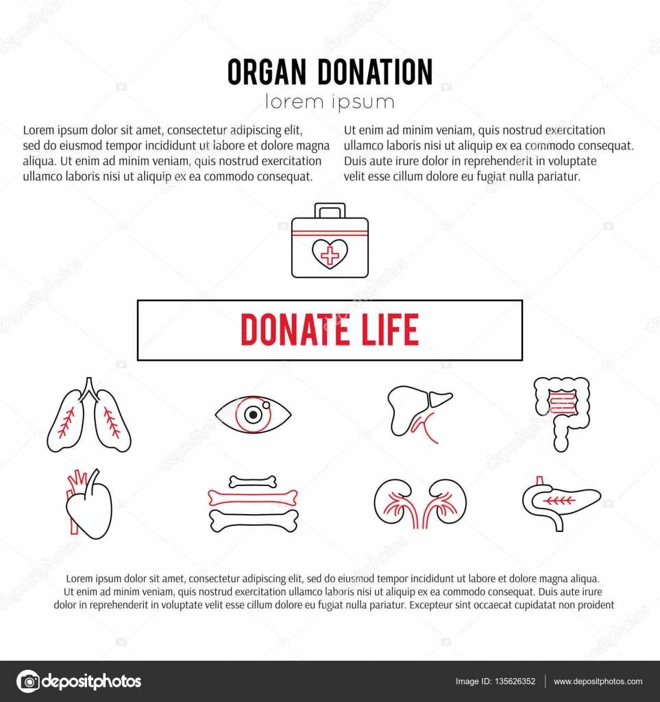 Organ Donation Template — Stock Vector © Julia Khimich With Regard To Organ Donor Card Template