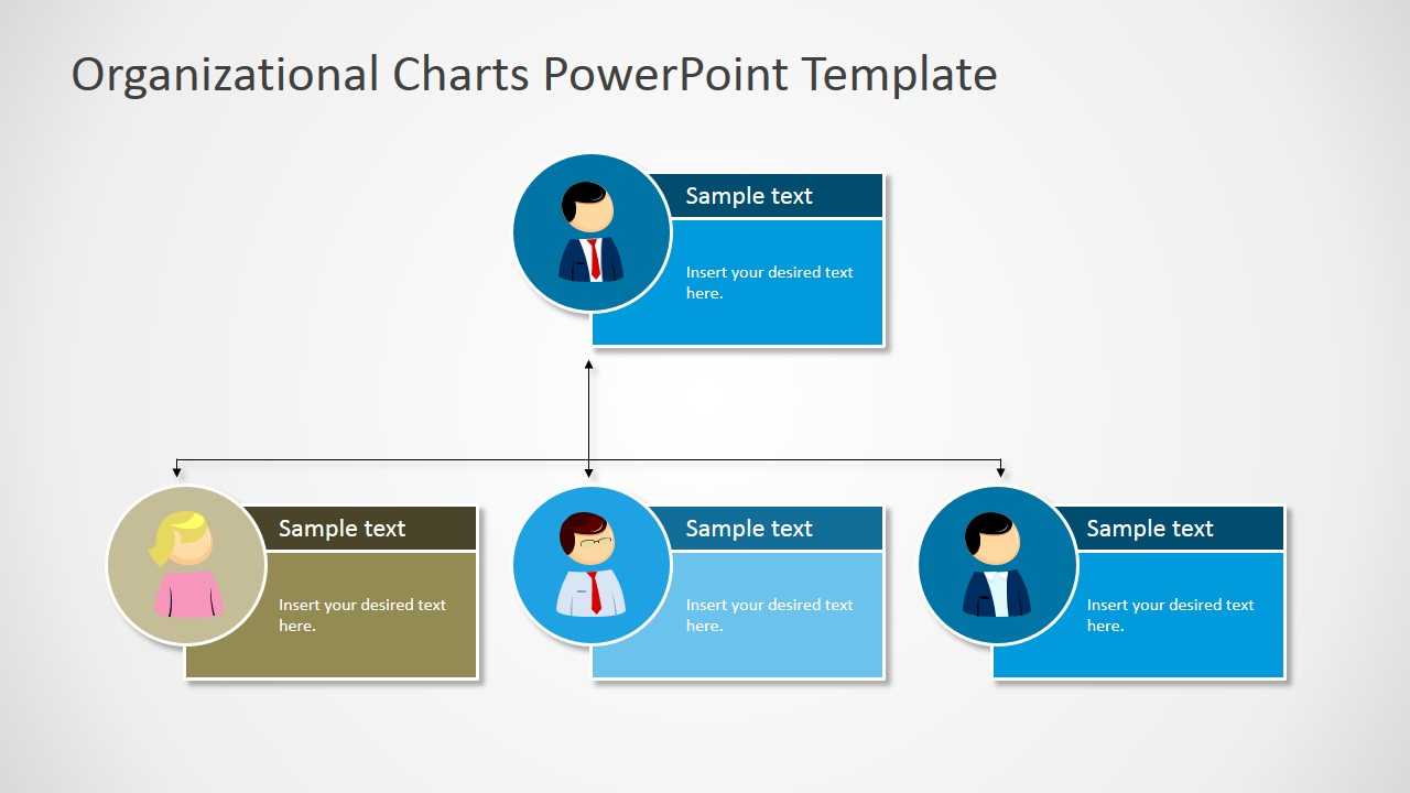 Organizational Charts Powerpoint Template With Regard To Microsoft Powerpoint Org Chart Template