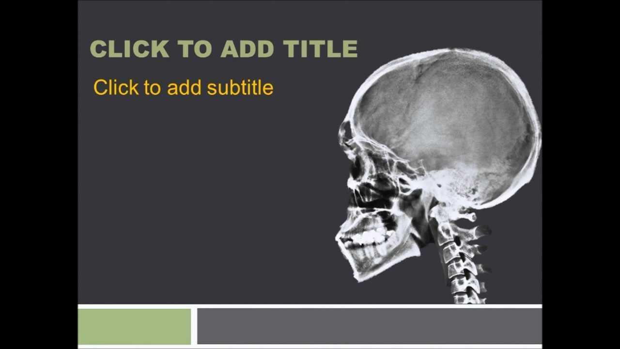 Orthopedics Powerpoint Template – Free Download – Youtube In Radiology Powerpoint Template